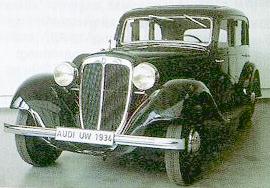 1934 Audi UW 4-door 6-light Limousine