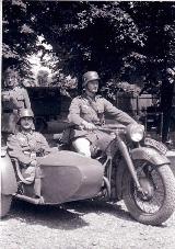 66k WW2 photo of BMW-R12 Wehrmacht gespann