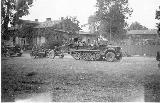 69k WW2 photo of Sd. Kfz. 10 with Pak 37 gun, Poland