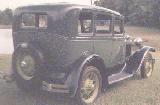 18k photo of 1931 Ford A slant window Fordor sedan 160A