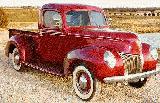 40k photo of 1940 Ford V8 pickup
