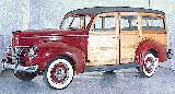 40k photo of 1940 Ford V8 DeLuxe station wagon