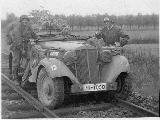 43k photo of Horch 830R Kfz.15 of SS, beginning of Flandria campaign