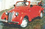 32k photo of 1939 model NSU-FIAT 1100 cabriolet, non-original axles