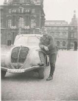 37k WW2 photo of Peugeot 402, Paris