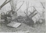 64k WW2 photo of destroyed Studebaker US6 of Red Army